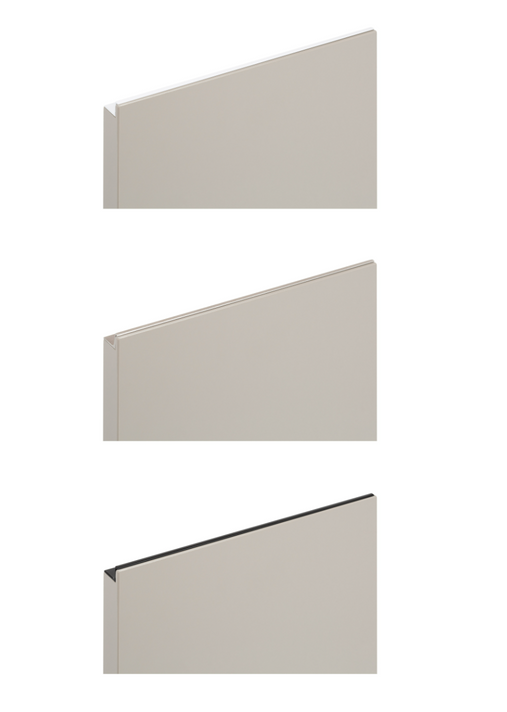 Illustration Poignée intégrée Grada VIEFE en aluminium 3 finitions