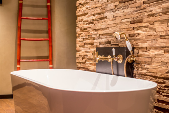 Baignoire îlot en Quarryl mat The Countess Bath de Kenny & Mason blanc