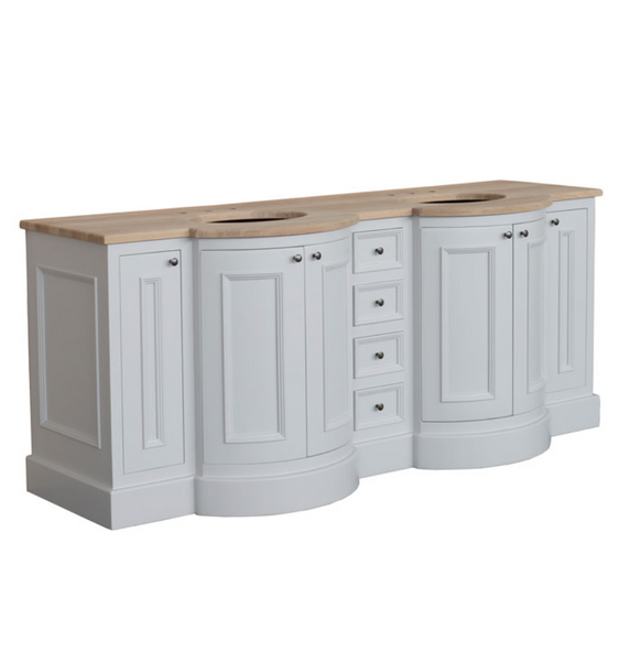 Meuble Double Vasque HOLTON (Sans Plan Vasque) Meuble Double Vasque HOLTON (Sans Plan Vasque)