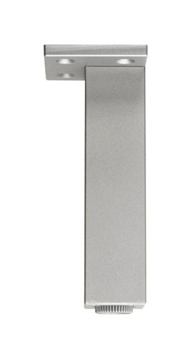 Gros plan des pieds de meuble carrés réglables en ABS Mital Design Art. PI01