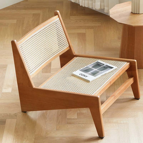 Chaise avec Gros plan du tissage en rotin naturel pour cannage de chaise, texture détaillée
