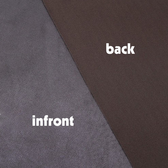 Gros plan sur la texture douce et l'élasticité du tissu suedette adhésif pour auto et DIY