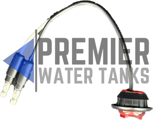 Red LED Marker Light - 24V, 3/4"