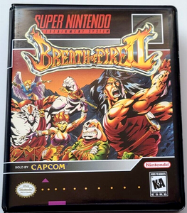 Breath of Fire II 2 CUSTOM CASE ONLY Super Nintendo SNES Box BEST Quality Availa