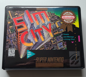 Sim-City CUSTOM CASE ONLY Super Nintendo SNES Box ANY 4+ 20% OFF