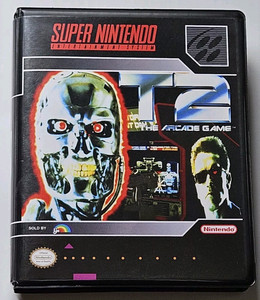 T2 The Arcade Game Terminator 2 (Super Nintendo) SNES Box Case Quality Available