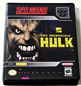 The Incredible Hulk CASE ONLY Super Nintendo SNES Box ANY 4+ 20% OFF A+ QUALITY