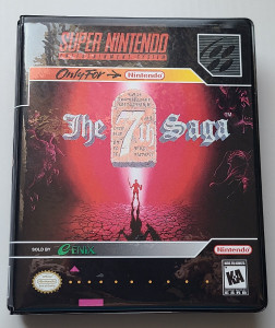 The 7th Saga CASE ONLY Super Nintendo SNES Box BEST Quality Available