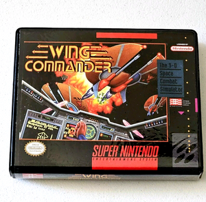Wing Commander CASE Super Nintendo SNES Box BEST Quality Available