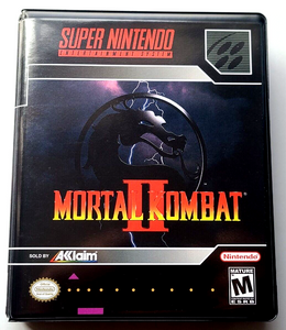 Mortal Kombat II CASE Super Nintendo SNES Box BEST Quality Available