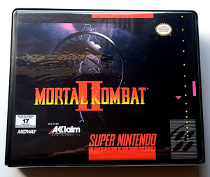 Mortal Kombat II CASE ONLY Super Nintendo SNES Box BEST Quality Available