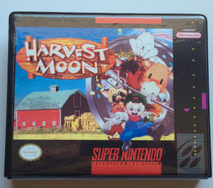 Harvest Moon CUSTOM CASE ONLY Super Nintendo SNES Box ANY 4+ 20% OFF