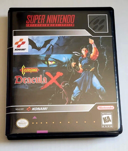 Castlevania Dracula X CUSTOM CASE ONLY Super Nintendo SNES Box ANY 4+ 20% OFF