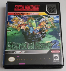 Secret of Mana 2 CUSTOM CASE ONLY Super Nintendo SNES Box ANY 4+ 20% OFF