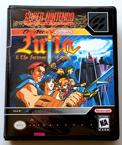 Lufia The Fortress of Doom CUSTOM CASE ONLY Super SNES Box ANY 4+ 20% OFF