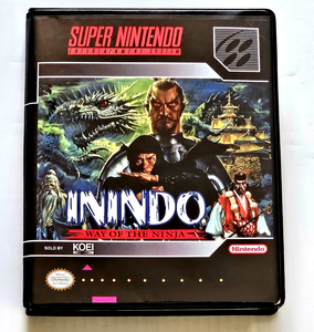 Inindo Way of the Ninja CUSTOM CASE ONLY Super Nintendo SNES Box ANY 4+ 20% OFF