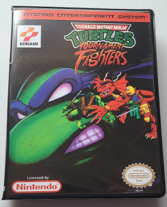Teenage Mutant Ninja Turtles Tournament Fighters CASE ONLY TMNT Nintendo NES Box