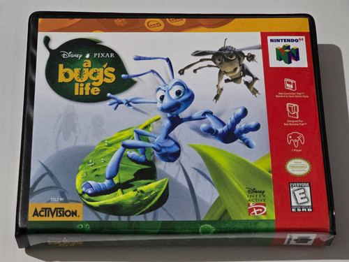 A Bug's Life Nintendo 64 N64 Premium 64-bit Clamshell Case