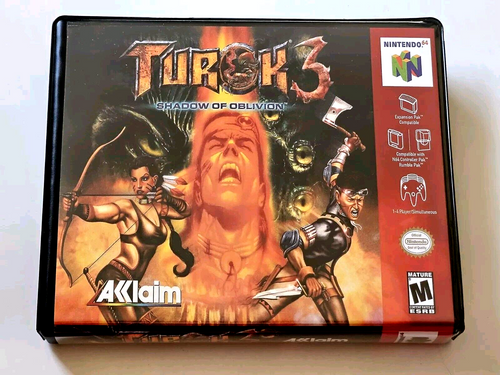 Turok 3 Oblivion CASE ONLY Nintendo 64 N64 Box ANY 4+ 20% OFF A+ QUALITY