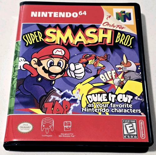 Super Smash Bros CASE ONLY Nintendo 64 N64 Box ANY 4+ 20% OFF