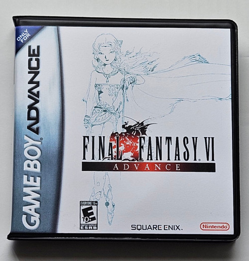 Front view of a Cart Armor® Final Fantasy VI Game Boy Premium Clamshell Case