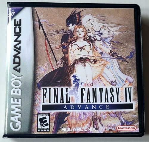 Final Fantasy IV CASE ONLY Game Boy Advance GBA Box BEST QUALITY AVAILABLE