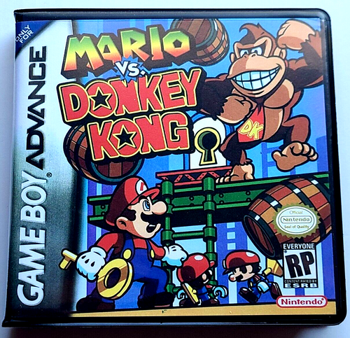 Mario vs. Donkey Kong CASE ONLY Game Boy Advance GBA Box BEST QUALITY AVAILABLE
