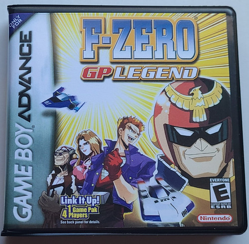 Front view of a Cart Armor® F-Zero GP Legend Game Boy Premium Clamshell Case
