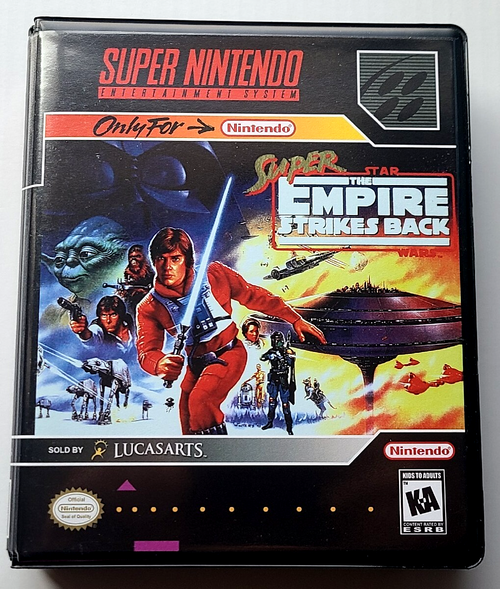 Super Empire Strikes Back CASE Super Nintendo SNES Box BEST Quality Available