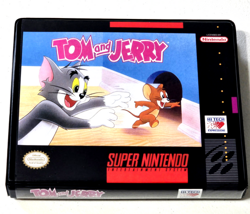 Tom & Jerry CASE ONLY Super Nintendo SNES Box BEST Quality Available