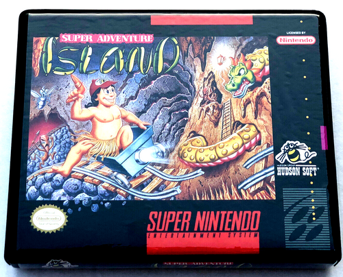 Super Adventure Island CASE ONLY Super Nintendo SNES Box BEST QUALITY AVAILABLE