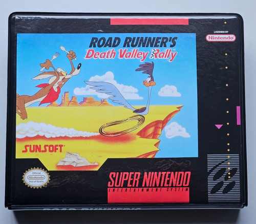 Road Runner's Death Valley Rally CUSTOM CASE ONLY Super SNES Box ANY 4+ 20% OFF