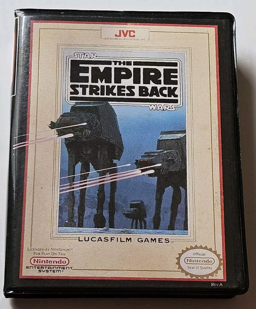Front view of a Cart Armor® Star Wars The Empire Strikes Back Nintendo NES Premium 8-bit Clamshell Case