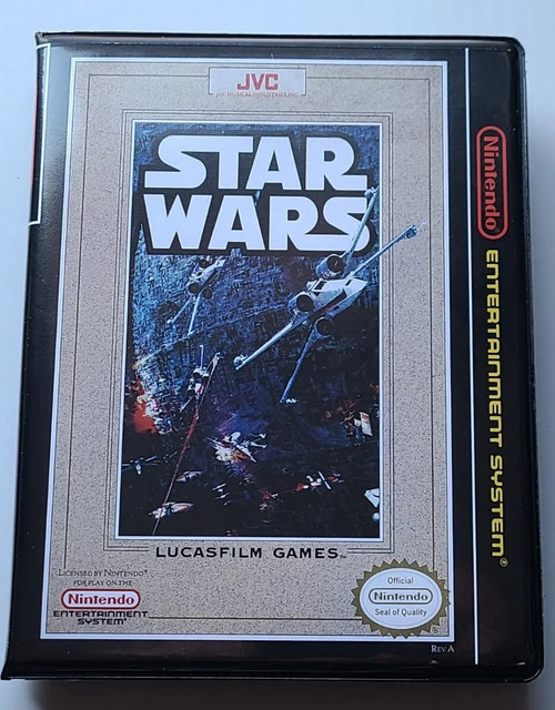 Front view of a Cart Armor® Star Wars Nintendo NES Premium 8-bit Clamshell Case