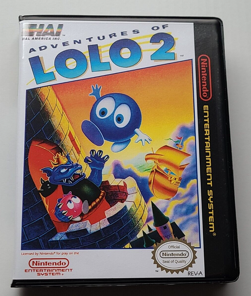 Adventures of Lolo 2 CASE ONLY Nintendo NES Box ANY 4+ 20% OFF A+ QUALITY
