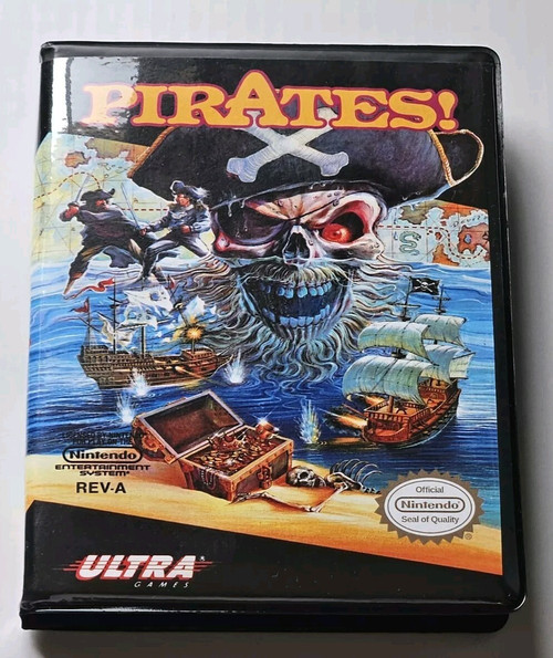 Pirates! Nintendo NES Premium 8-bit Clamshell Case