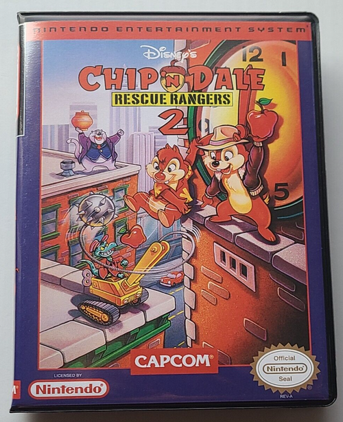 Chip 'N Dale Rescue Rangers 2 Nintendo NES Premium 8-bit Clamshell Case