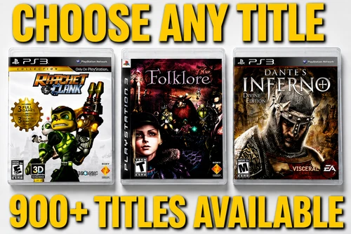 Custom Replacement PS3 Case - Choose Any Title - Playstation 3 Box