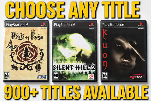Custom Replacement PS2 Case - Choose Any Title - Playstation 3 Box