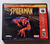 Front view of a Cart Armor® Spider-Man Spiderman Nintendo 64 N64 Premium 64-bit Clamshell Case