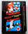 Front view of a Cart Armor® Super Mario Bros/Duck Hunt Premium 8-bit Retro Style Clamshell Case