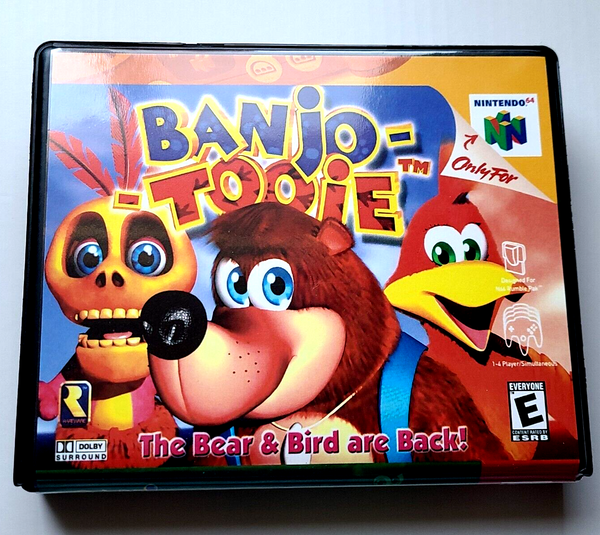 Front view of a Cart Armor® Banjo Tooie Nintendo 64 N64 Premium 64-bit Clamshell Case