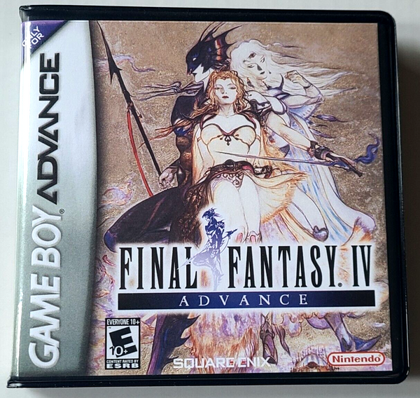 Front view of a Cart Armor® Final Fantasy IV Game Boy Premium Clamshell Case