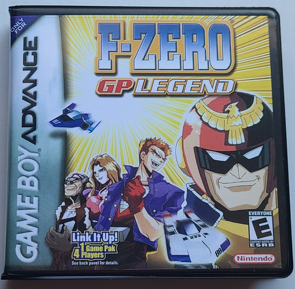 Front view of a Cart Armor® F-Zero GP Legend Game Boy Premium Clamshell Case
