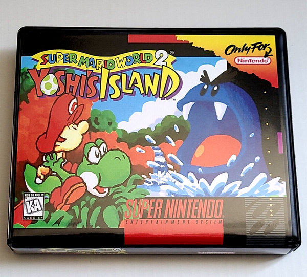 Super Mario World 2: Yoshi's Island CASE ONLY Super Nintendo SNES Box