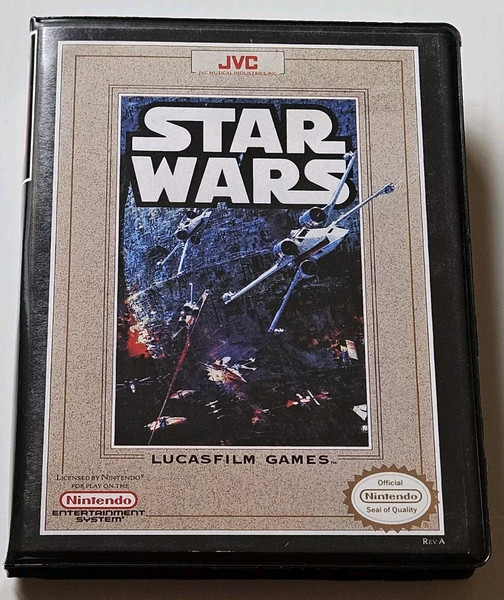 Front view of a Cart Armor® Star Wars Nintendo NES Premium 8-bit Clamshell Case