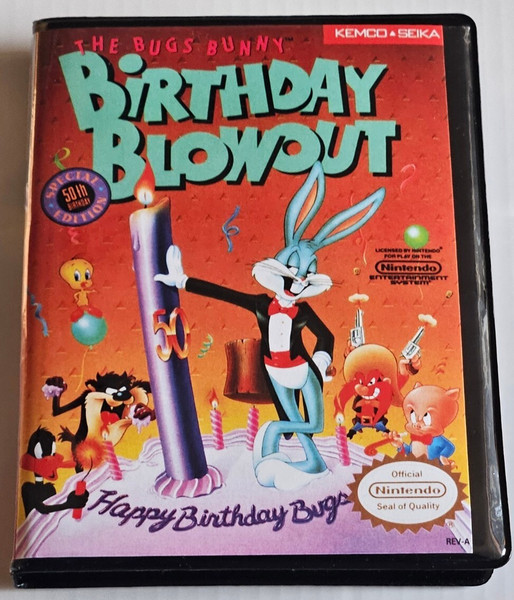 Bugs Bunny Birthday Blowout CASE ONLY Nintendo NES Box ANY 4+ 20% OFF A+ QUALITY