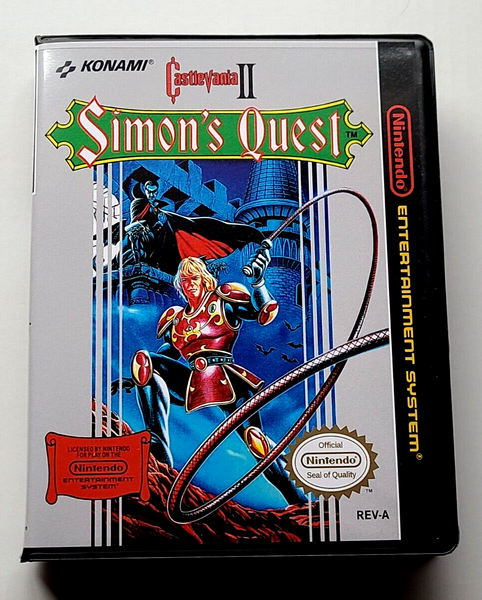 Castlevania II Simon's Quest Nintendo NES Premium 8-bit Clamshell Case