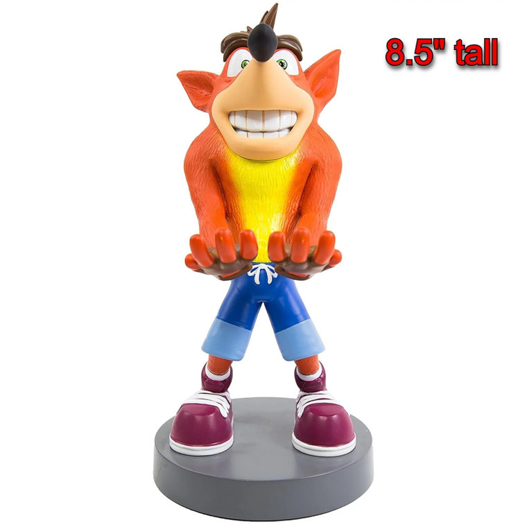 7" Crash Bandicoot Holder Figurine Statue Figure Toy - Holds Controller Phone