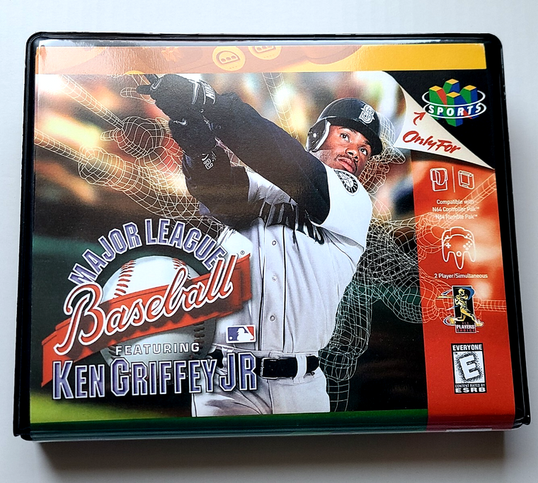 Major League Baseball Featuring Ken Griffey Jr. CASE ONLY Nintendo 64 N64 Box